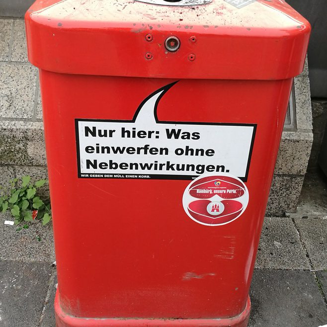 bleib sauber mein Hamburg! vagabunt.me